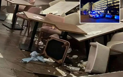 Sập sàn phòng ăn tại một khách sạn nổi tiếng, 150 người được sơ tán