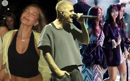 Tập đoàn sao "trẩy hội" xem Justin Bieber diễn ở Coachella: Bà xã Hailey lên đồ "bỏng mắt", Katy Perry - BLACKPINK hóa fan cuồng!