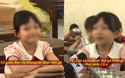 Cô giáo nói trò "không ăn được thịt gà" nhưng học sinh P.A lại đáp "Có ạ": Khoảnh khắc tréo ngoe trong phóng sự VTV24