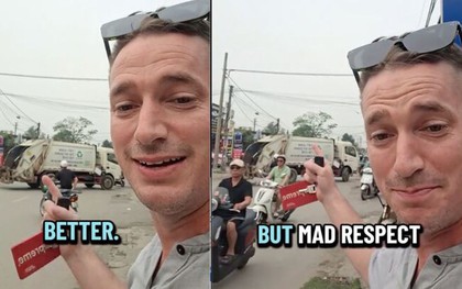 Du khách Tây ấn tượng mạnh với tiếng nhạc từ xe chở rác của Việt Nam