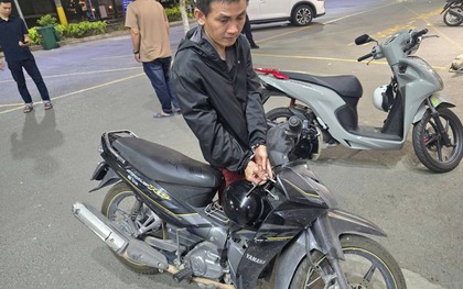 Bắt Lê Văn Sơn, người trộm xe máy ở siêu thị Co.opmart Phú Mỹ