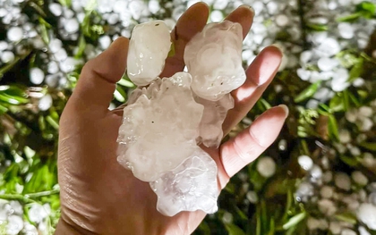 Lào Cai: Mưa đá trong đêm làm sập nhà sàn, 4 người bị thương