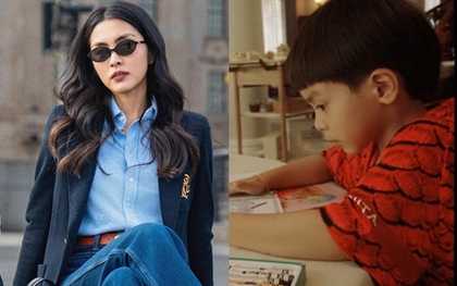 Nhóc tỳ Vbiz lần đầu lộ rõ mặt: Mẹ là ngôi sao hạng A, ông nội là tỷ phú