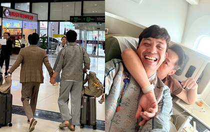 Bức ảnh trên máy bay của Minh Nhựa khiến Cường Đô La phải tag thẳng vợ bạn vào