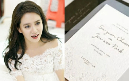 Song Ji Hyo tuyên bố kết hôn, gửi nóng thiệp cưới hé lộ địa điểm tổ chức hôn lễ cho bạn thân?