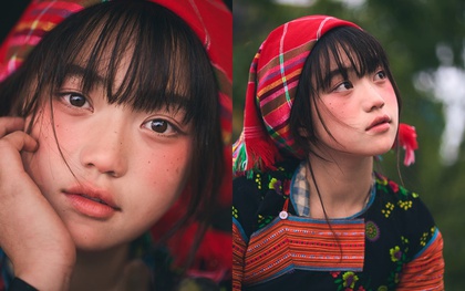 Chân dung bé gái người Mông có vẻ đẹp trong veo, lâu lắm rồi mới có một bộ ảnh khuấy đảo đến thế!