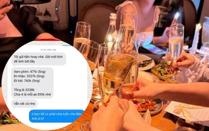 Vụ "chia bill" kì cục nhất MXH hôm nay: Hóa ra sau lưng người yêu đàn ông có thể "khôn lỏi" cỡ này