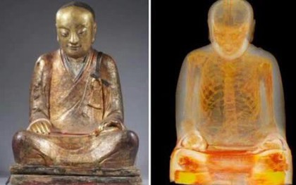 Quét CT bên trong pho tượng Phật 1.000 năm tuổi, phát hiện xác ướp nhà sư với ruột gan biến mất, thay bằng những mảnh giấy nhỏ đầy mật mã bí ẩn