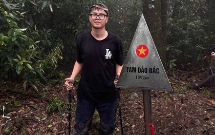 Hơn 100 người cùng flycam tìm kiếm nam sinh mất tích khi leo núi ở Tam Đảo