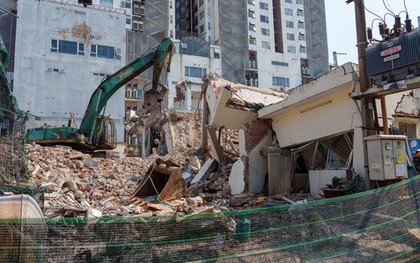 Công an vào cuộc vụ tháo dỡ công trình làm sập nhà dân ở trung tâm Đà Nẵng