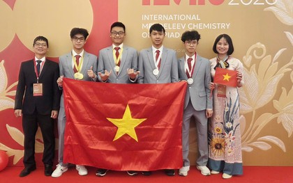 4 học sinh Việt Nam giành huy chương tại "kỳ thi hóa học khó nhất hành tinh"
