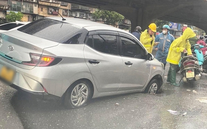 Ô tô tụt bánh trên đường Khuất Duy Tiến (Hà Nội): Đã rõ nguyên nhân