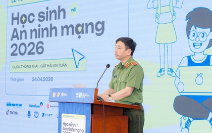 Lễ trao giải Học sinh với An ninh mạng 2026: Những cá nhân và tập thể xuất sắc nhất gọi tên ai?