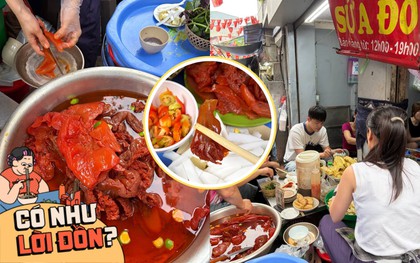 Tuyết sứa đỏ chợ Thanh Hà tăng giá lên 40k/suất: Phải mua nước gửi xe mới có chỗ ngồi, hương vị liệu ngon như lời đồn?