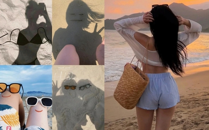 Hội mê chụp ảnh bày bạn loạt cách “giấu mặt” khi đi biển: Không lộ diện vẫn có ảnh xinh hết nấc