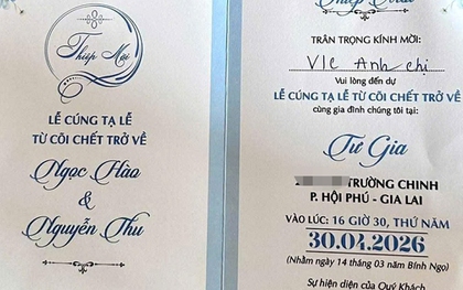 Xôn xao "lễ cúng tạ từ cõi chết trở về", hai vợ chồng ở Gia Lai nói gì?