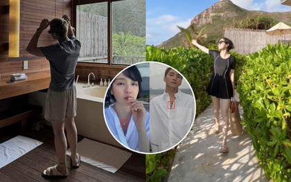 Sơn Tùng và Hải Tú lộ ảnh cùng đi nghỉ dưỡng ở resort 5 sao