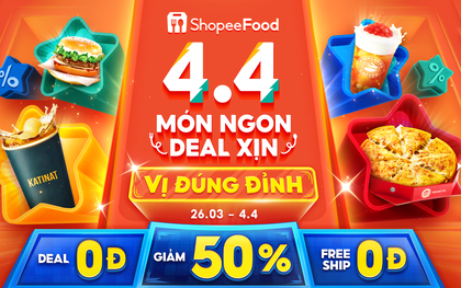 Nắng càng gắt, deal càng đã, ShopeeFood tung loạt ưu đãi cực phẩm mở màn tháng 4