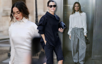 Tưởng mặc áo ngược ra đường ai ngờ lại là trend: Chiếc sơ mi giấu cúc đang "thống trị" tủ đồ công sở có gì mà hot đến thế?