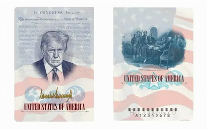 Mỹ sẽ phát hành hộ chiếu có hình Tổng thống Trump