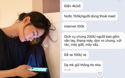Điện 4k/số, nước 150k/người: Bức ảnh phơi bày nỗi buồn của người thuê nhà