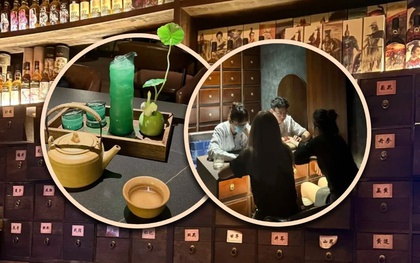 Giới trẻ đổ xô đến các quán bar Đông y, uống cocktail theo kết quả bắt mạch