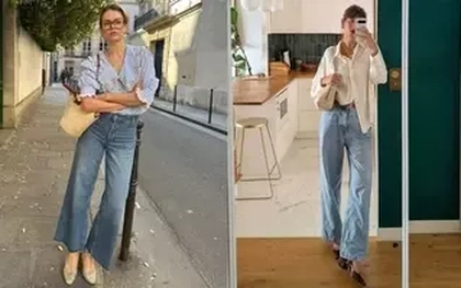 5 cách mặc quần jeans trong mùa hè của phụ nữ Pháp