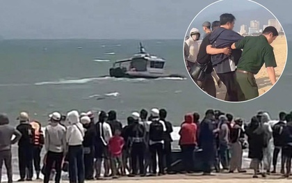 Vụ nam sinh lớp 12 mất tích khi tắm biển ở Quy Nhơn: Ngư dân đưa tàu cá thả lưới tìm kiếm, gia đình ngã quỵ trông ngóng tin con
