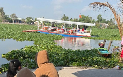 Bàng hoàng phát hiện thi thể 2 trẻ nhỏ trên sông Vàm Cỏ Tây