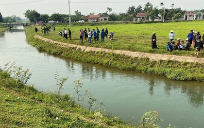 Xuống kênh thuỷ lợi để tắm, nam sinh lớp 8 đuối nước tử vong