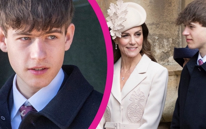Không phải George hay Louis, mỹ nam tỏa sáng đứng cạnh Vương phi Kate trong lễ Phục sinh Hoàng gia Anh năm nay là ai?