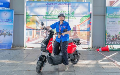 Em út Amio của gia đình xe máy điện VinFast: Ngoại hình cá tính, an toàn vượt trội
