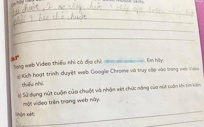 Sách bài tập Tin học lớp 3 chứa link website "đen": Công an vào cuộc làm rõ