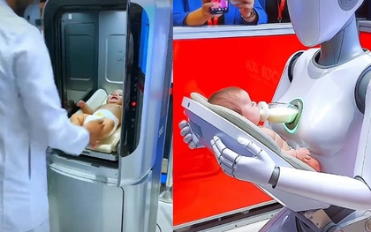 Clip robot AI cho em bé bú sữa hút 16 triệu view khiến nhiều người tranh cãi, sự thật thế nào?