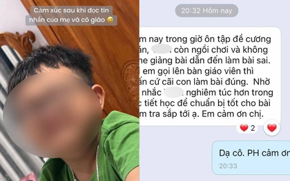 Cô giáo vừa nhắn một câu, mẹ lập tức phối hợp cực mượt: Phản ứng của cậu con trai khiến ai xem cũng bật cười