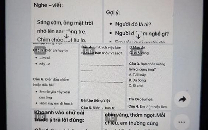 Phụ huynh bức xúc tố cô giáo lớp 1 nhờ ChatGPT soạn bài tập tiếng Việt cho học sinh, còn "hồn nhiên" gửi nguyên ảnh chụp màn hình!