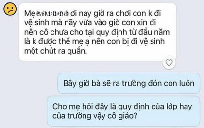 Xôn xao câu chuyện học sinh "bĩnh" ra quần vì quy định "vào tiết học là không ra ngoài": Kỷ luật là tốt nhưng đừng cứng nhắc!