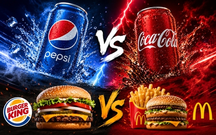 Khi các ông lớn công khai “cà khịa” đối thủ: Pepsi tung chiêu, Coca-Cola phản hồi, Burger King và McDonald's “căng” không kém