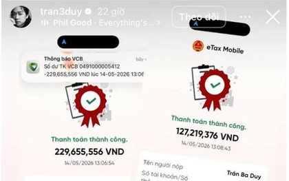 Nộp thuế hơn nửa tỷ đồng, KOL hé lộ thu nhập “khủng”
