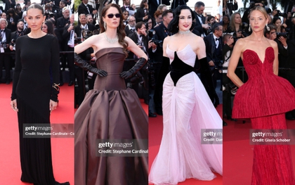 Thảm đỏ Cannes ngày 8: Nữ hoàng thoát y sexy không thể rời mắt, "cô bé đẹp nhất thế giới" bất ngờ bị chê