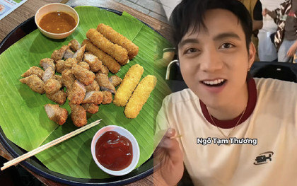 Quán nem chua rán không tẩm bột, nằm tít trong ngõ nhỏ khiến sao nam hạng A tự nguyện PR miễn phí