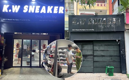 Ghi nhận tại 3 cửa hàng K.W Sneaker ở TP.HCM sau khi Nguyễn Trần Việt Hoàng bị bắt: Đã tháo dỡ biển hiệu, cho bên khác thuê lại mặt bằng