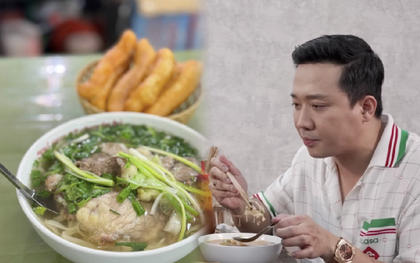 Quán phở lõi rùa khiến vợ chồng Trấn Thành quất sạch hai bát, u mê "xúi" luôn chủ quán Nam tiến