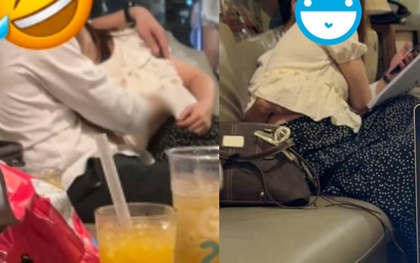 Đôi nam nữ có hành động phản cảm giữa quán cà phê Hà Nội, nhiều khách hàng bức xúc: “Thiếu ý thức nơi công cộng”