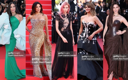 Thảm đỏ bế mạc Cannes 2026: "Thiên thần nội y" tóc hồng chiếm trọn spotlight, sao phim Avatar tình tứ hôn chồng