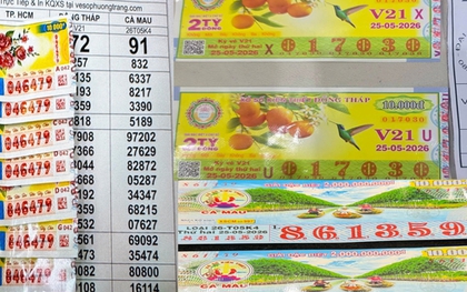 Sáng 26-5, lộ diện nơi trúng 3 giải độc đắc và 3 giải an ủi xổ số miền Nam