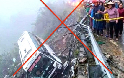 Thông tin 'lật xe khách làm 18 người chết trên đèo Phượng Hoàng' là bịa đặt