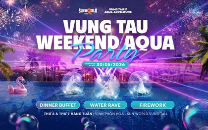 Công viên nước Sun World Vũng Tàu sẽ bắn pháo hoa vào mỗi cuối tuần từ ngày 30/05/2026