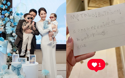 Quý tử 5 tuổi - con trai TGĐ Saigon Square có chia sẻ đặc biệt: Con nhà trâm anh thế phiệt được dạy khéo quá!