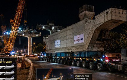 Phát hiện các "quái thú" bê tông cốt thép nặng 120 tấn, di chuyển chậm 10 km/h xuyên thành phố suốt đêm, phục vụ nhiệm vụ đặc biệt dưới lòng đô thị